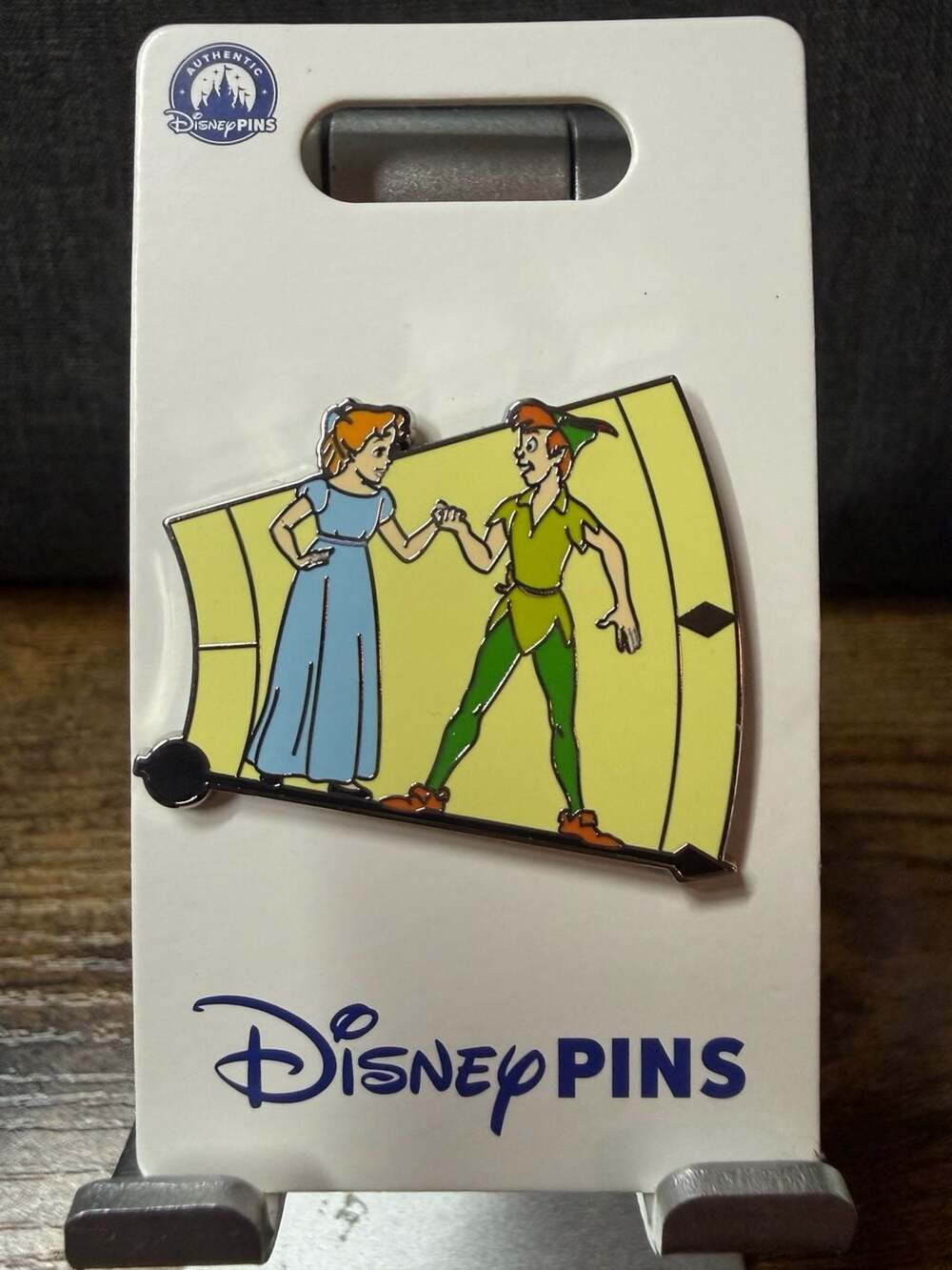 Disney Parks Peter Pan and Wendy Big Ben Clock Tower Pin
